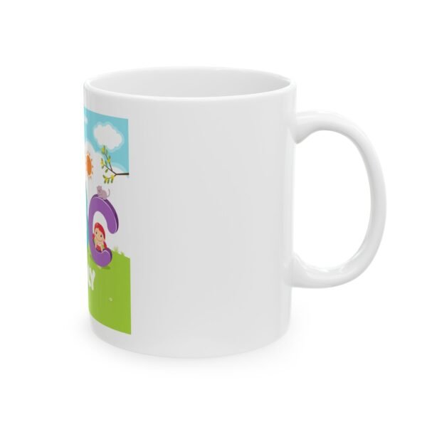 Personalized ABC Family Ceramic Mug - Custom Kids Design, Perfect Gift for Parents