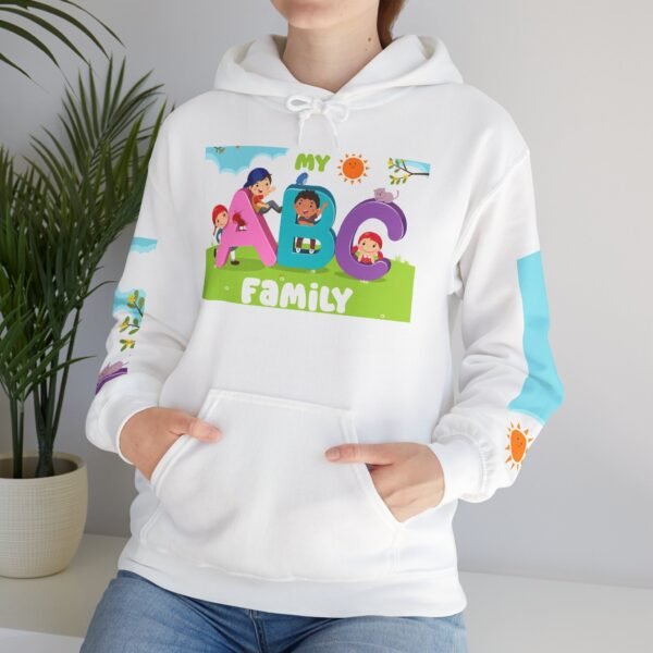 Colorful Family Themed Hoodie for Kids