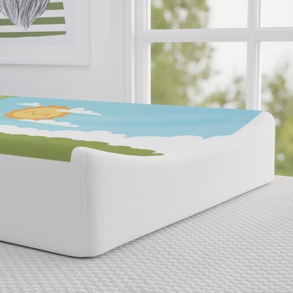 Cute Baby Changing Pad Cover with Nature Design, Nursery Decor, Baby Shower Gift, Gender Neutral, Infant Accessories