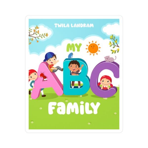 Vinyl Decal Stickers - Colorful Kids' Family ABC Design