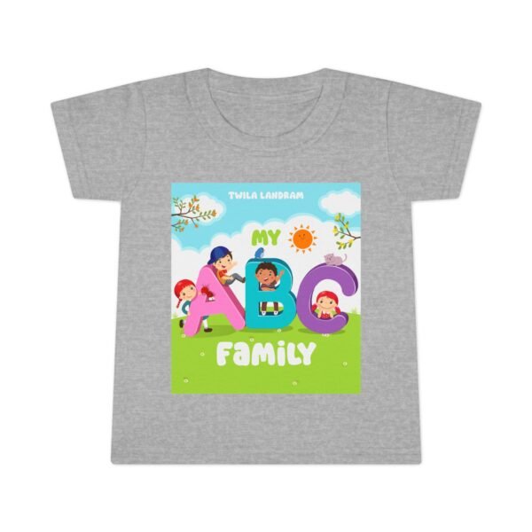 Toddler T-Shirt My ABC Family Cute Kids Tee Fun Family Apparel Learning Tee